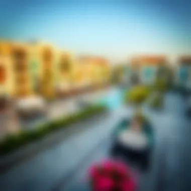 Breathtaking view of the community amenities at Venice by Azizi