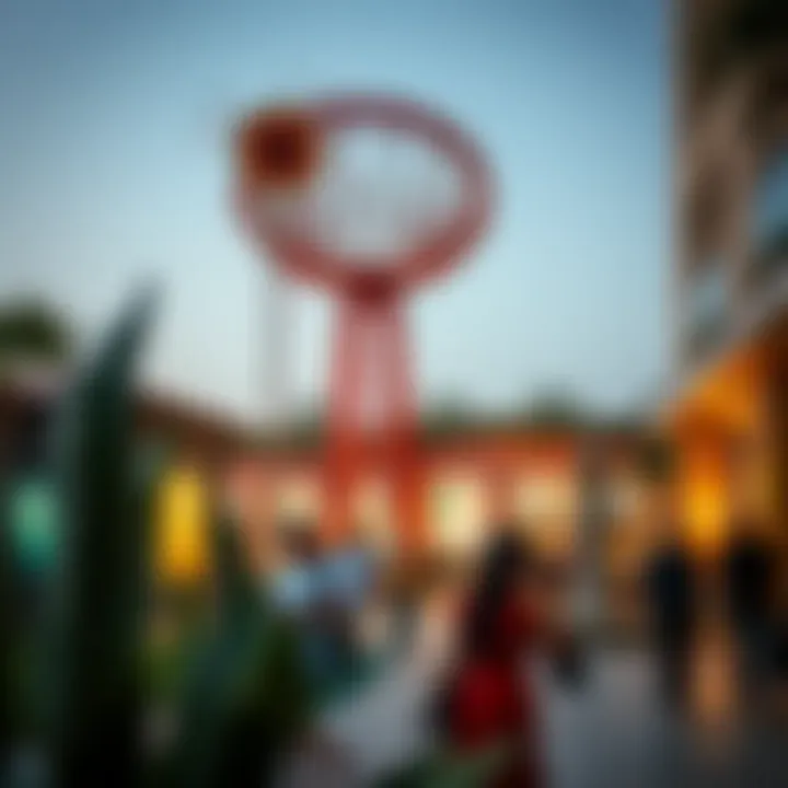 Vibrant cultural scene in Vida Dubai with art installations