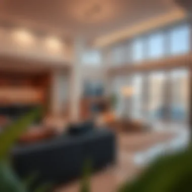 Sophisticated Living Spaces in Vida Dubai Elegant interior of a modern apartment in Vida Dubai