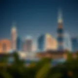 Stunning skyline of Vida Dubai showcasing luxury residences