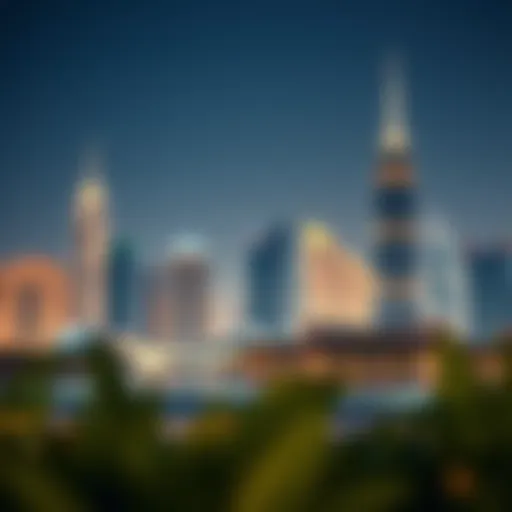 Stunning skyline of Vida Dubai showcasing luxury residences