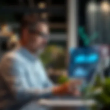 Leveraging Technology: Market Analysis by Brokers A broker using technology to analyze market trends