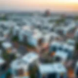 Aerial view of Zabeel 2 showcasing modern architecture